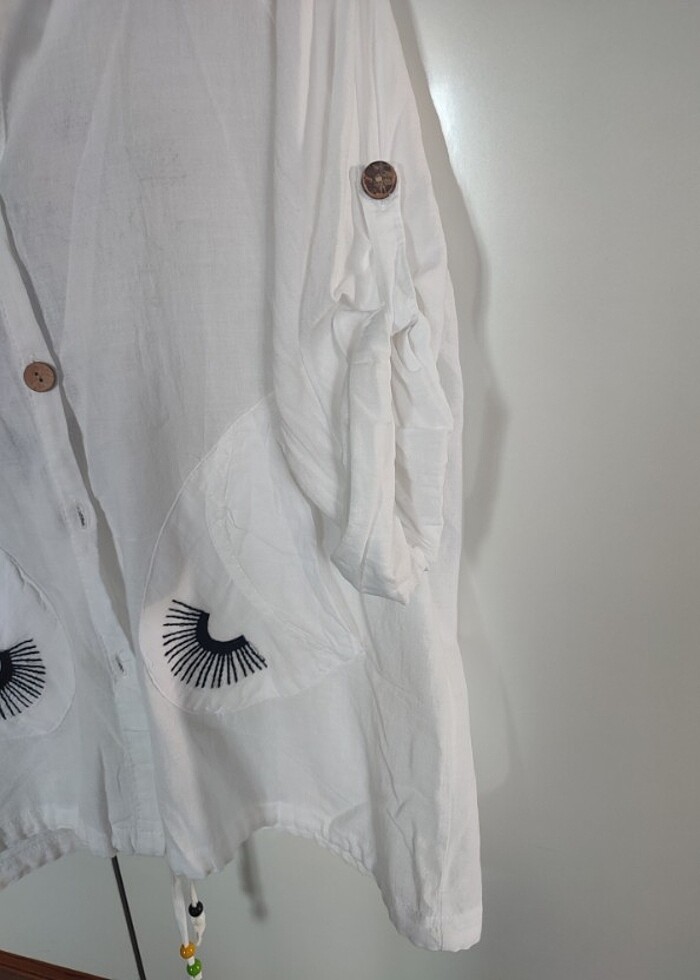 Keten,mevsimlik gomlek, - Görsel 3