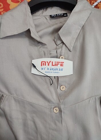 Dökümlü tril tril gomlek - Görsel 4