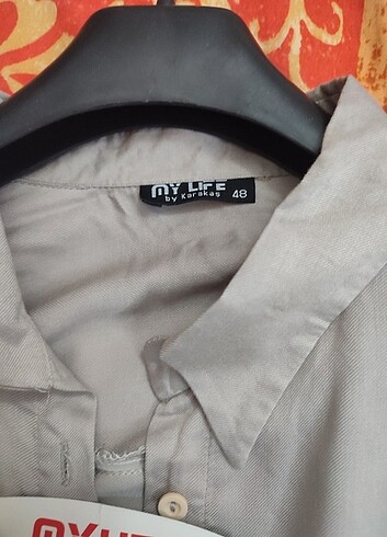 Dökümlü tril tril gomlek - Görsel 7