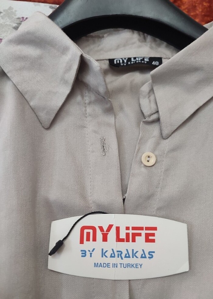 Dökümlü tril tril gomlek - Görsel 5