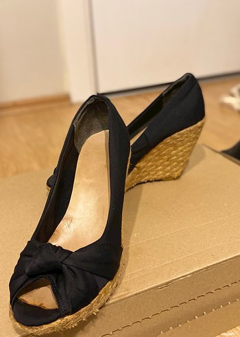 Dolgu Topuklu Kadın Ayakkabı - Görsel 4