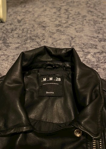 Kadın Siyah Deri Ceket - Görsel 3