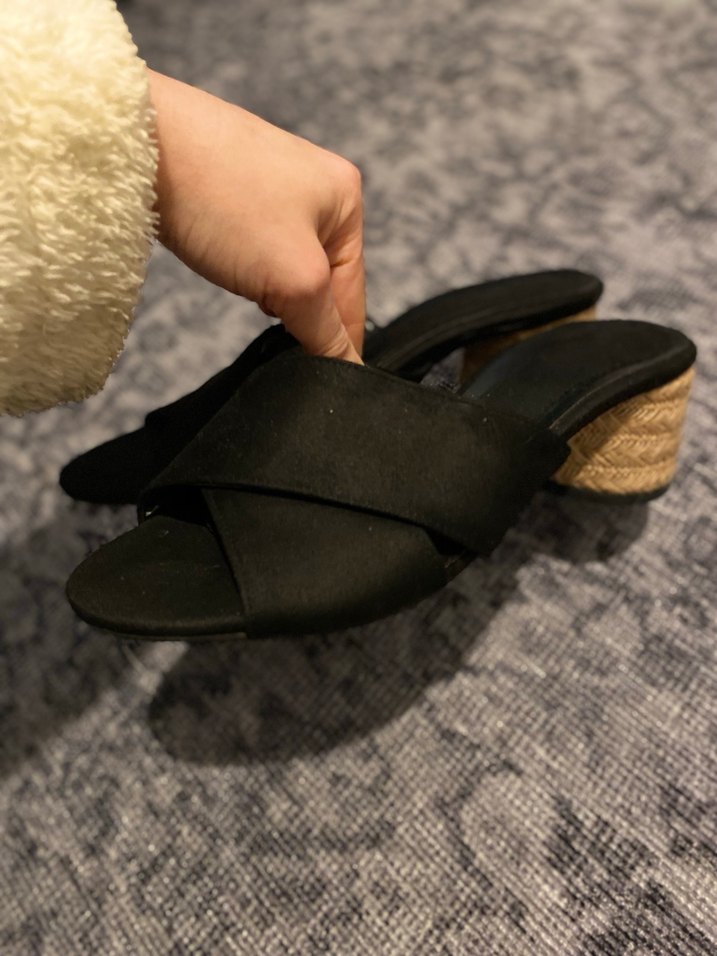 Siyah  Kadın Terlik - Görsel 5
