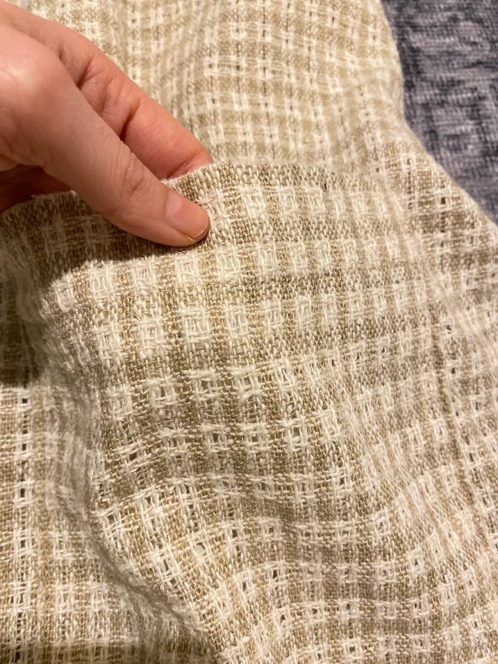 Bej Midi Keten Kadın ceket - Görsel 3