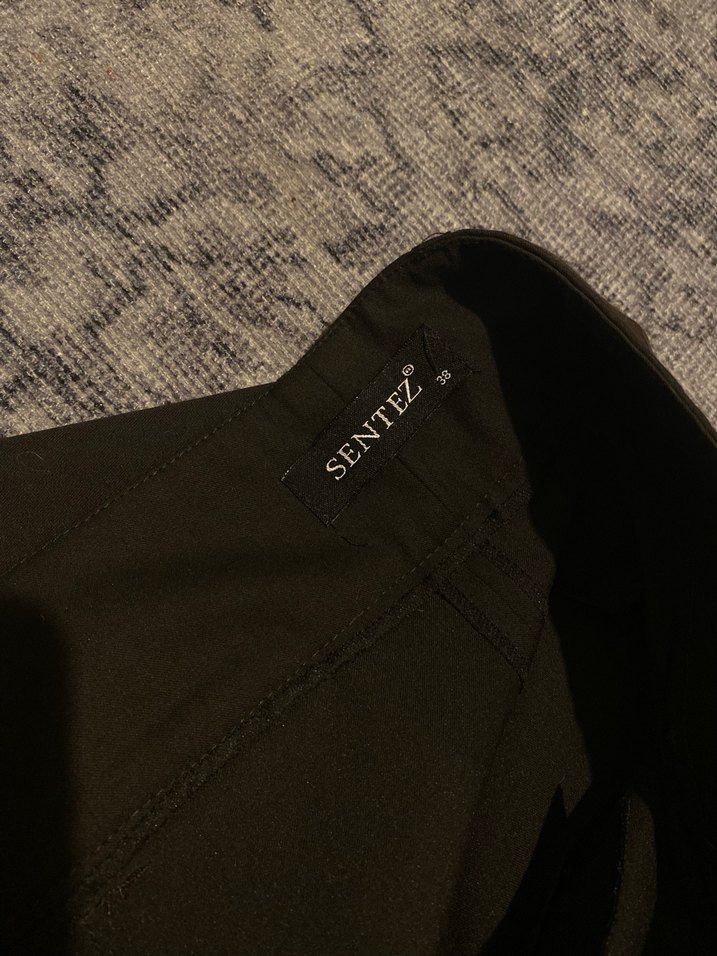 Kahverengi Kadın Cigarette pantolon - Görsel 2