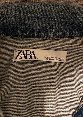 Düğmeli Oversize Kadın Kot Ceket - Görsel 2