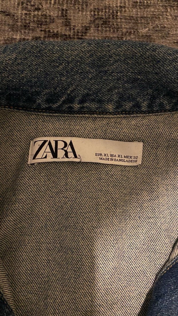 Düğmeli Oversize Kadın Kot Ceket - Görsel 2