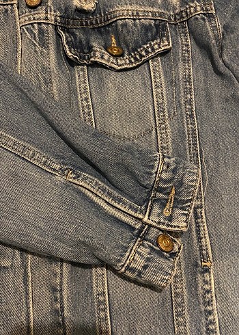 Mavi Denim Ceket - Görsel 4