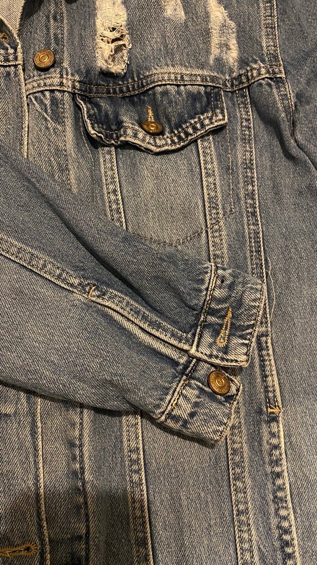 Mavi Denim Ceket - Görsel 4