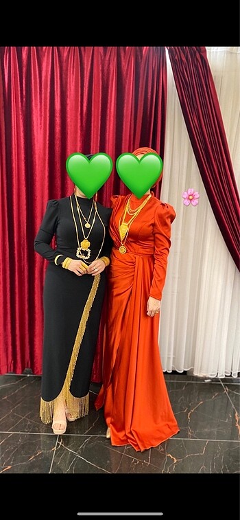 Özel dikim gold taşlı siyah elbise