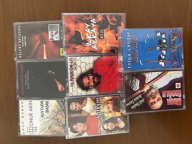 8 adet kaset