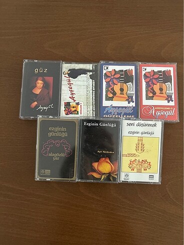7 adet Kaset