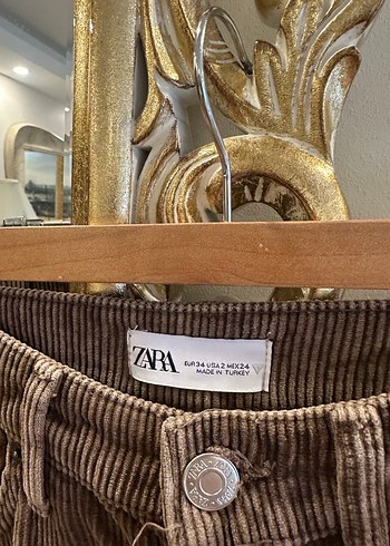 Kahverengi Süet Kadın Pantolon - Görsel 3