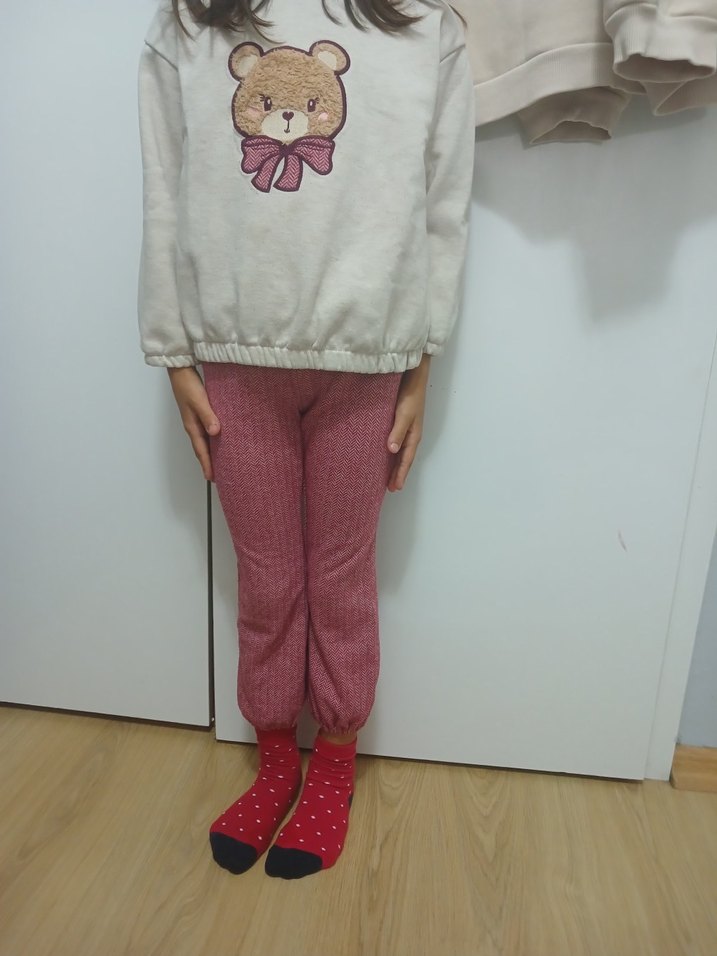 Pembe Püsküllü Ayıcık Çocuk Takımı — görsel 2/3