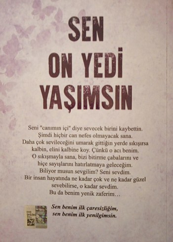 Sen On Yedi Yaşımsın - Şiir Kitabı - Görsel 2