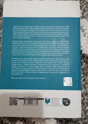 Tebligat Hukuku Kitabı - Güncellenmiş 3. Baskı