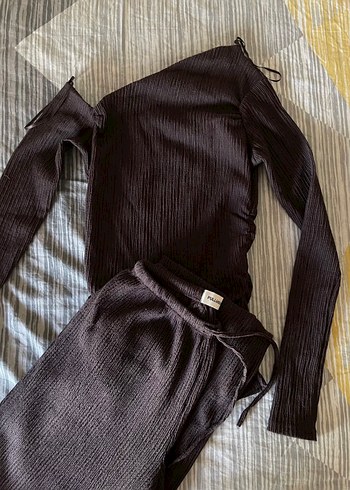 Pull and Bear Pull&bear kahverengi takım
