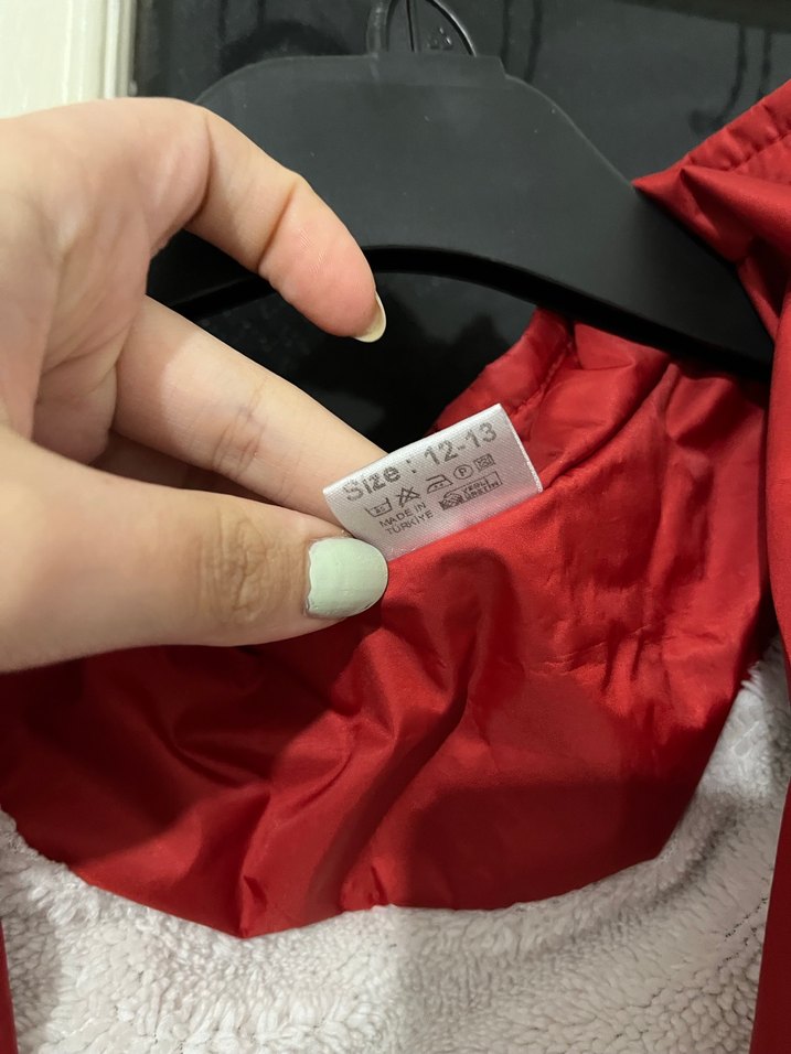 Kırmızı Fermuarlı Çocuk Mont - Görsel 3