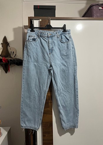 Bej Regular Fit Denim Kadın Jean - Görsel 3