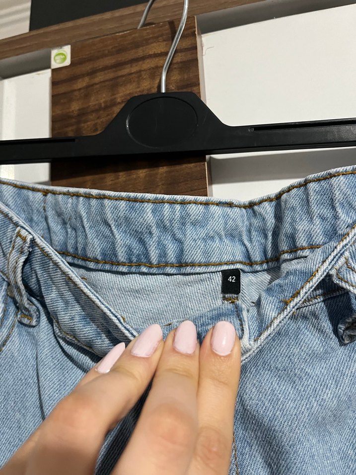 Bej Regular Fit Denim Kadın Jean - Görsel 4