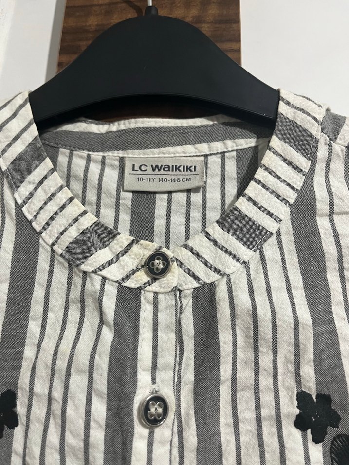 Nakışlı, Uzun, Kolsuz Bohem Gri Elbise - Görsel 2