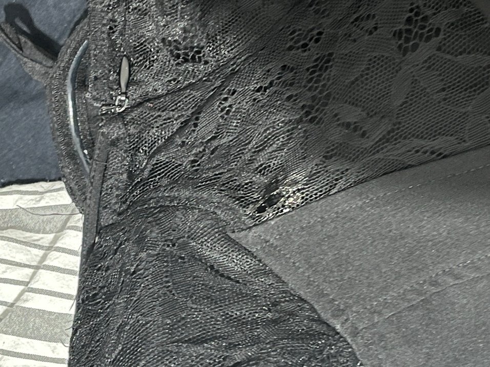 Dantelli Straplez Midi Abiye Elbise - Görsel 5