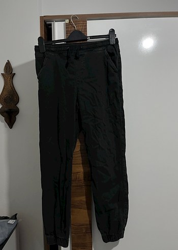 Defacto Siyah Rahat Jogger Pantolon