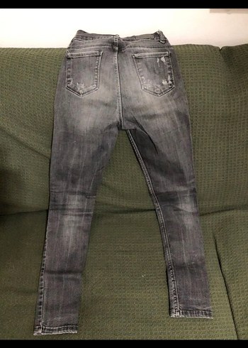 Diğer Gri Kadın Denim Skinny Jean