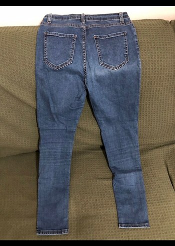 Diğer Mavi Denim Kadın Normal Kesim Jean