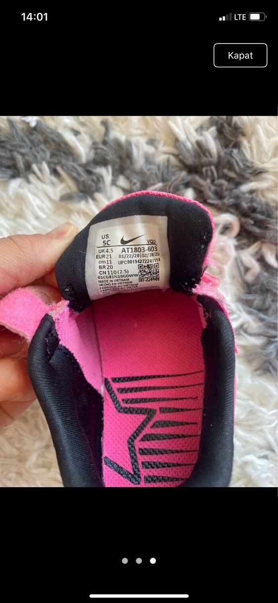 Nike bebek ayakkabısı - Görsel 3