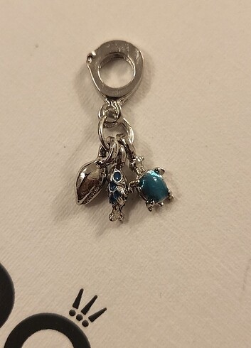 Pandora Pandora Charm Kaplumbağa deniz kabuğu
