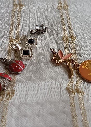 Beden altın Renk eskilerden kolye ucu lotu