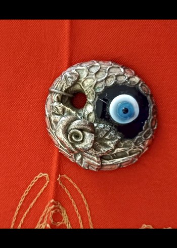 eskilerden 6 cm çapında dekoratif kaplama nazar boncuğu - Görsel 2