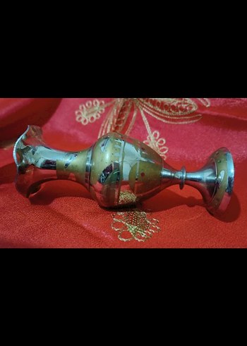 eskilerden Hint damgalı kaplama 15 cm vazo - Görsel 5