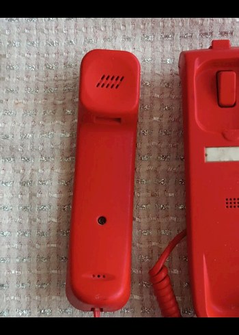 eskilerden Kırmızı Telpaş 311 Masa Telefonu - Görsel 5