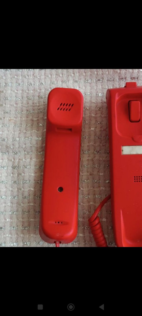 eskilerden Kırmızı Telpaş 311 Masa Telefonu - Görsel 5