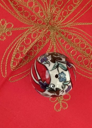 eskilerden 9 cm çini yumurta obje - Görsel 7