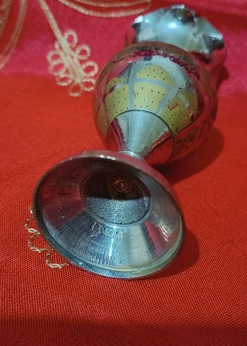 eskilerden Hint damgalı kaplama 15 cm vazo - Görsel 4
