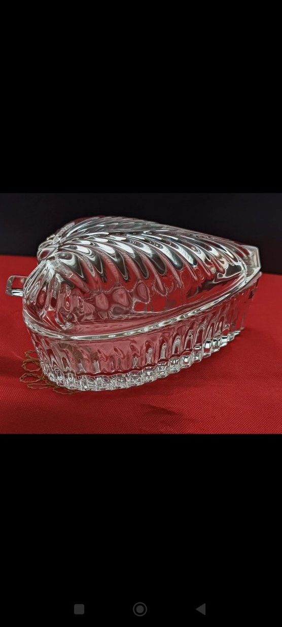 kutulu sıfır Madame Coco cam kapaklı yaprak sunumluk - Görsel 3