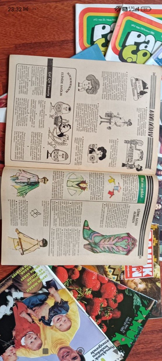 eskilerden Pamukbank pamuk kadın Dergisi Seti 12 adet dergi - Görsel 4