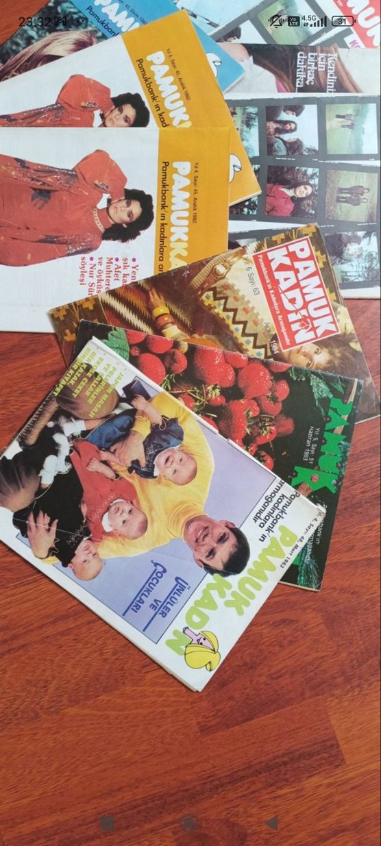 eskilerden Pamukbank pamuk kadın Dergisi Seti 12 adet dergi - Görsel 2