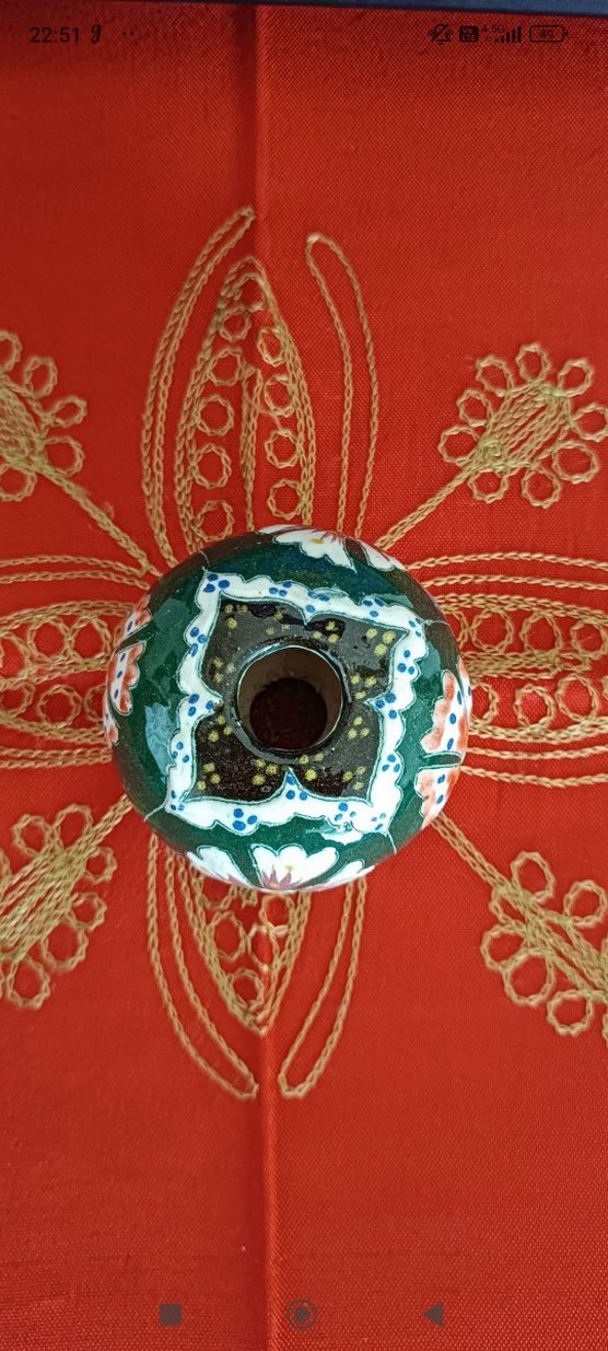 eskilerden 7 cm çini kuresel obje - Görsel 4