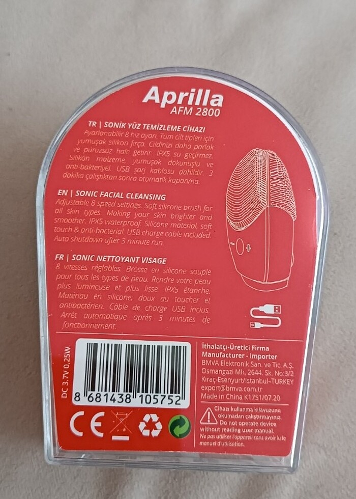 Sıfır kutusunda aprilla yüz bakımı aleti - Görsel 2