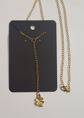 Altın Renkli Zincir Detaylı Kadın El Zinciri - Görsel 2