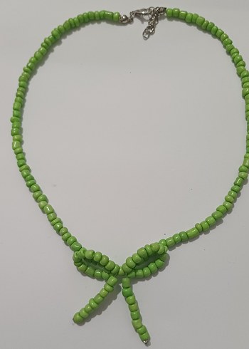 Mor Boncuklu Midi Kolye - Görsel 6