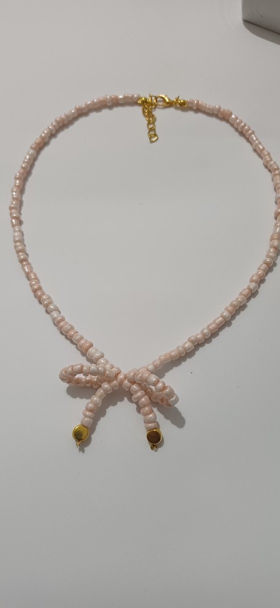 Mor Boncuklu Midi Kolye - Görsel 2