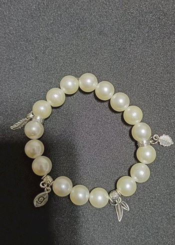 Pembe Boncuklu Kadın Bileklik - Görsel 2