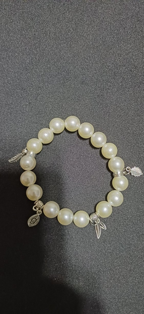 Pembe Boncuklu Kadın Bileklik - Görsel 2