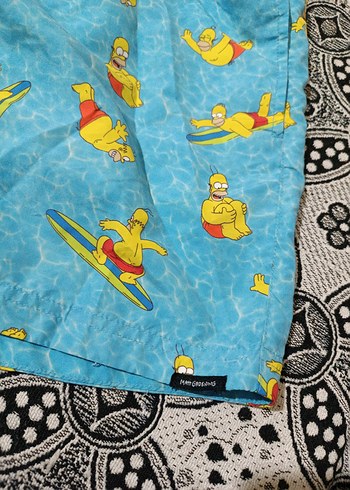 Renkli Bağcıklı Erkek Mini Mayo Şort - Görsel 5