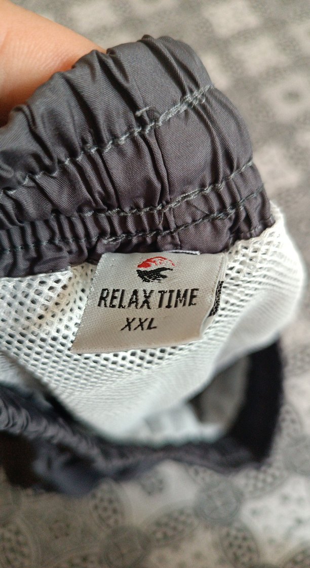 Gri Erkek Mini Şort Bel Detaylı - Görsel 3